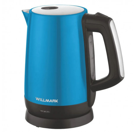 Электрочайник Willmark WEK-1758S голубой  WILLMARK - bologoe-experts.ru – фото 1