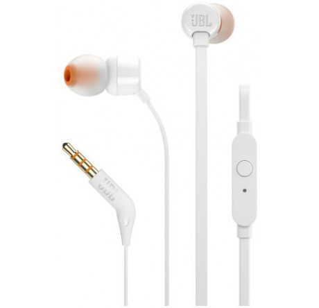 JBL T110, белая Гарнитура JBL - bologoe-experts.ru – фото 1