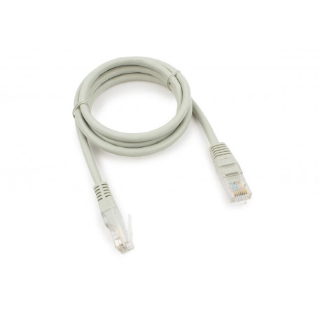 Cablexpert PP10-1M медный UTP кат.5e, 1м, разъем RJ-45 серый Патч-корд  CABLEXPERT - bologoe-experts.ru – фото 1
