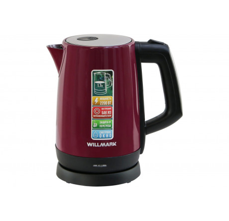 Электрочайник Willmark WEK-1758S фиолетовый WILLMARK - bologoe-experts.ru – фото 1