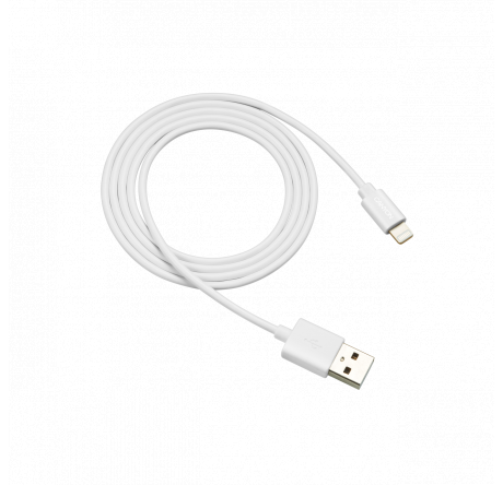 Canyon CNS-MFICAB01W Ultra-compact MFI Cable, certified by Apple, 1M length, 2.8mm , Whi Кабель USB  CANYON - bologoe-experts.ru – фото 1