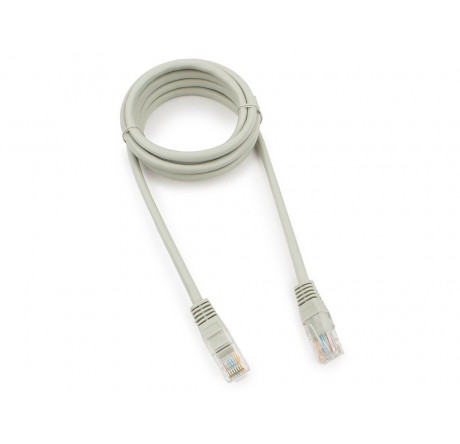 Cablexpert PP10-3M медный UTP кат.5e, 3м, разъем RJ-45 серый Патч-корд  CABLEXPERT - bologoe-experts.ru – фото 1