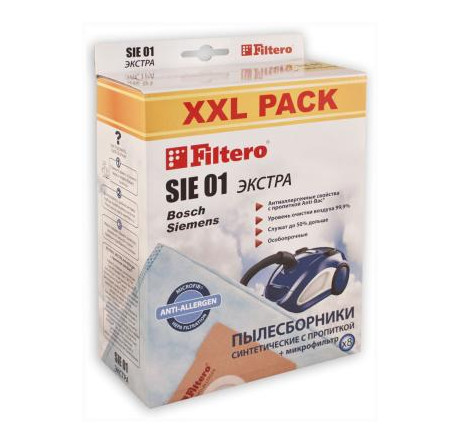 Пылесборник Filtero SIE 01 (8) XXL PACK Filtero - bologoe-experts.ru – фото 1