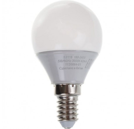 GAUSS LED ELEMENTARY GLOBE 6W E14 GAUSS - bologoe-experts.ru – фото 1