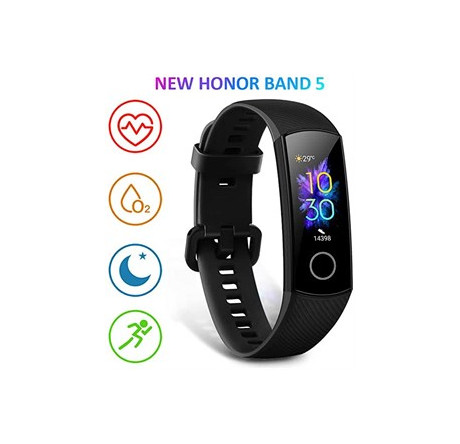 Honor Band 5 Black/0,95” AMOLED/кардио, спортивный, бассейн режимы/TruSleep/водонепро Фитнес-браслет Huawei - bologoe-experts.ru – фото 1