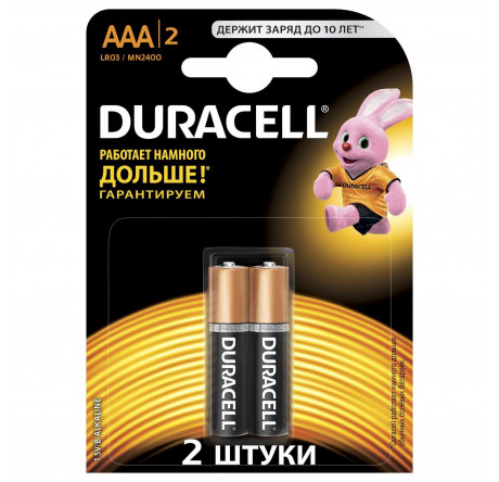 Duracell LR03-2BL BASIC Элемент питания  Duracell - bologoe-experts.ru – фото 1