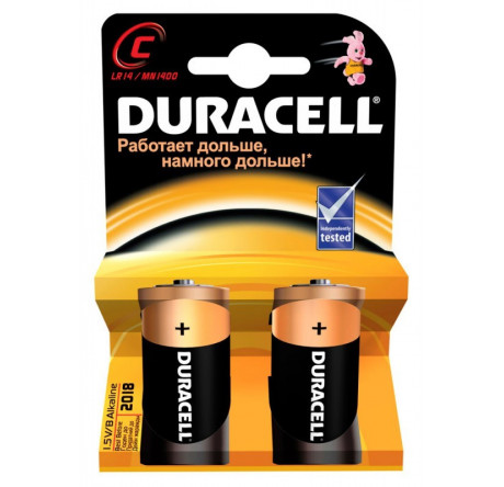 Duracell LR14-2BL (блистер) 2шт Батарея Duracell - bologoe-experts.ru – фото 1