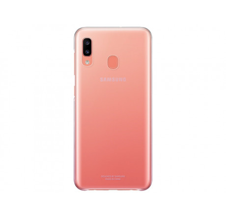 Samsung для Samsung Galaxy A20 Gradation Cover розовый (EF-AA205CPEGRU) Чехол (клип-кейс)  Samsung - bologoe-experts.ru – фото 1