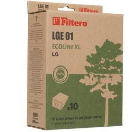 Пылесборник Filtero LGE 01 (10+фильтр) ECOLine XL Filtero - bologoe-experts.ru – фото 1