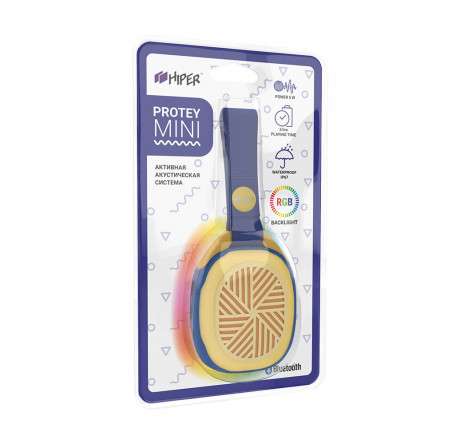 Hiper Protey Mini Blue H-OM1, 5 ВТ,130 Гц - 18 кГц,600 мАч, BT 4 Hiper - bologoe-experts.ru – фото 1