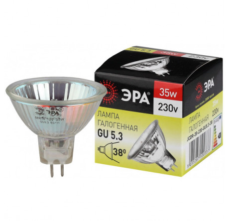 GU5.3-JCDR (MR16) -35W-230V-CL ЭРА ЭРА - bologoe-experts.ru – фото 1