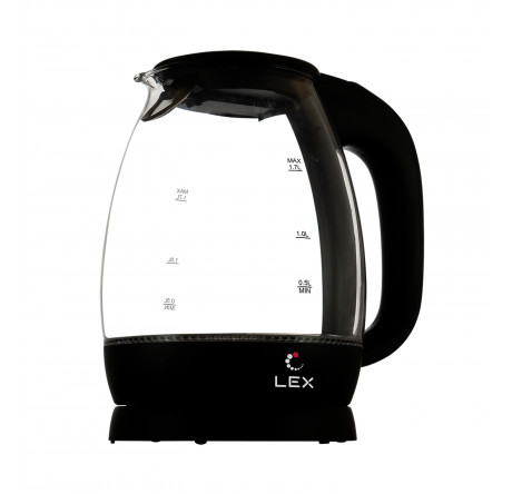 Lex LX3002-1 черный Электрочайник  LEX - bologoe-experts.ru – фото 1