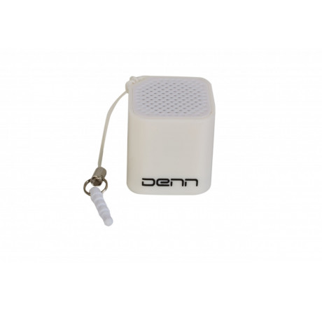 DENN DBS112 с микрофоном и встроенным аккумулятором. Мощность 2W. Белая Беспроводная аудио колонка  Denn - bologoe-experts.ru – фото 1