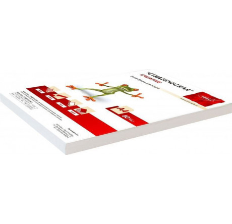 WHITE 100 Бумага A4/80г/м2/100л./белый матовое общего назначения(офисная) Creative - bologoe-experts.ru – фото 1