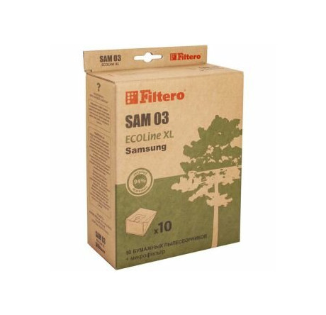 Пылесборник Filtero SAM 03 (10+) XL ECOLine Filtero - bologoe-experts.ru – фото 1