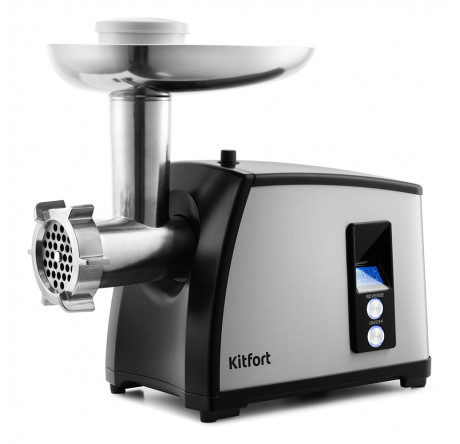 Мясорубка Kitfort KT-2105 серебро/черный Kitfort - bologoe-experts.ru – фото 1
