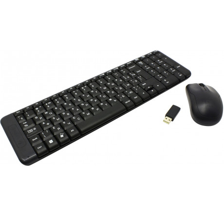 Logitech Wireless Desktop MK220 (920-003169) Комплект (клавиатура + мышь)  Logitech - bologoe-experts.ru – фото 1
