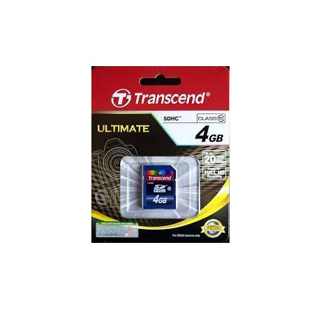 Карта памяти SDHC Transcend 4GB (TS4GSDHC10) Transcend - bologoe-experts.ru – фото 1