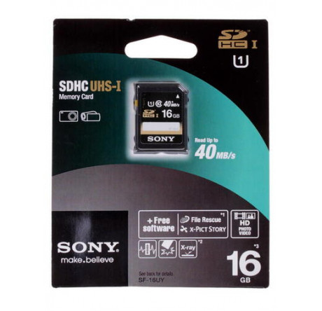 Карта памяти Sony SDHC 16 Gb Class 10  Sony - bologoe-experts.ru – фото 1