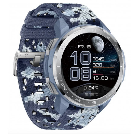 Honor 55026082  Kanon-B19A  Camo Blue Смарт-часы  Huawei - bologoe-experts.ru – фото 1