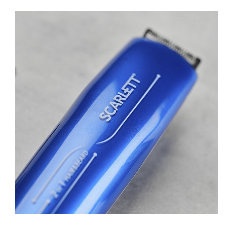 Scarlett SC-HC63C57 синий Машинка для стрижки аккумулятор сеть Scarlett - bologoe-experts.ru – фото 1