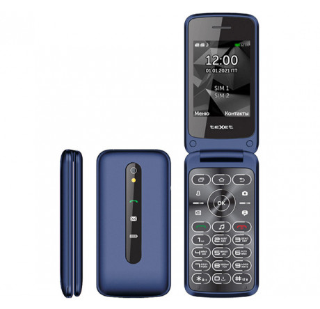 Мобильный телефон teXet TM-408 красный TeXet - bologoe-experts.ru – фото 1