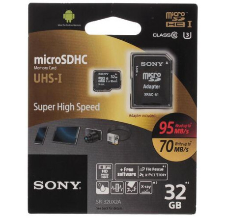 Карта памяти Sony MicroSDHC 32 Gb Class 10 Sony - bologoe-experts.ru – фото 1