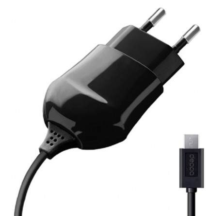 Deppa СЗУ mini USB, 1A, черный, Prime Line Зарядное устройство  DEPPA - bologoe-experts.ru – фото 1