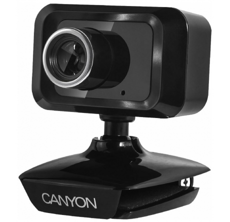 Canyon CNE-CWC1USB Enhanced 1.3,2.0 connector, viewing angle 40°, cable length 2.0m, Blac Веб-камера CANYON - bologoe-experts.ru – фото 1