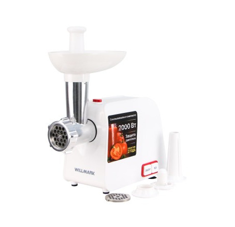Мясорубка Willmark WMG-2043JW белый WILLMARK - bologoe-experts.ru – фото 1
