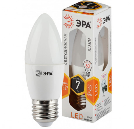 LED B35-7W-827-E27 ЭРА ЭРА - bologoe-experts.ru – фото 1