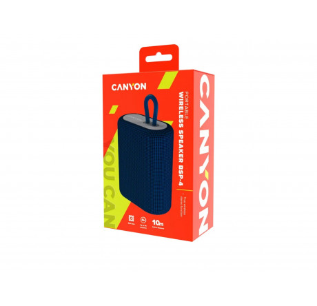 Колонка беспроводная Canyon CNE-CBTSP4BL Bluetooth Speaker BT V5 CANYON - bologoe-experts.ru – фото 1